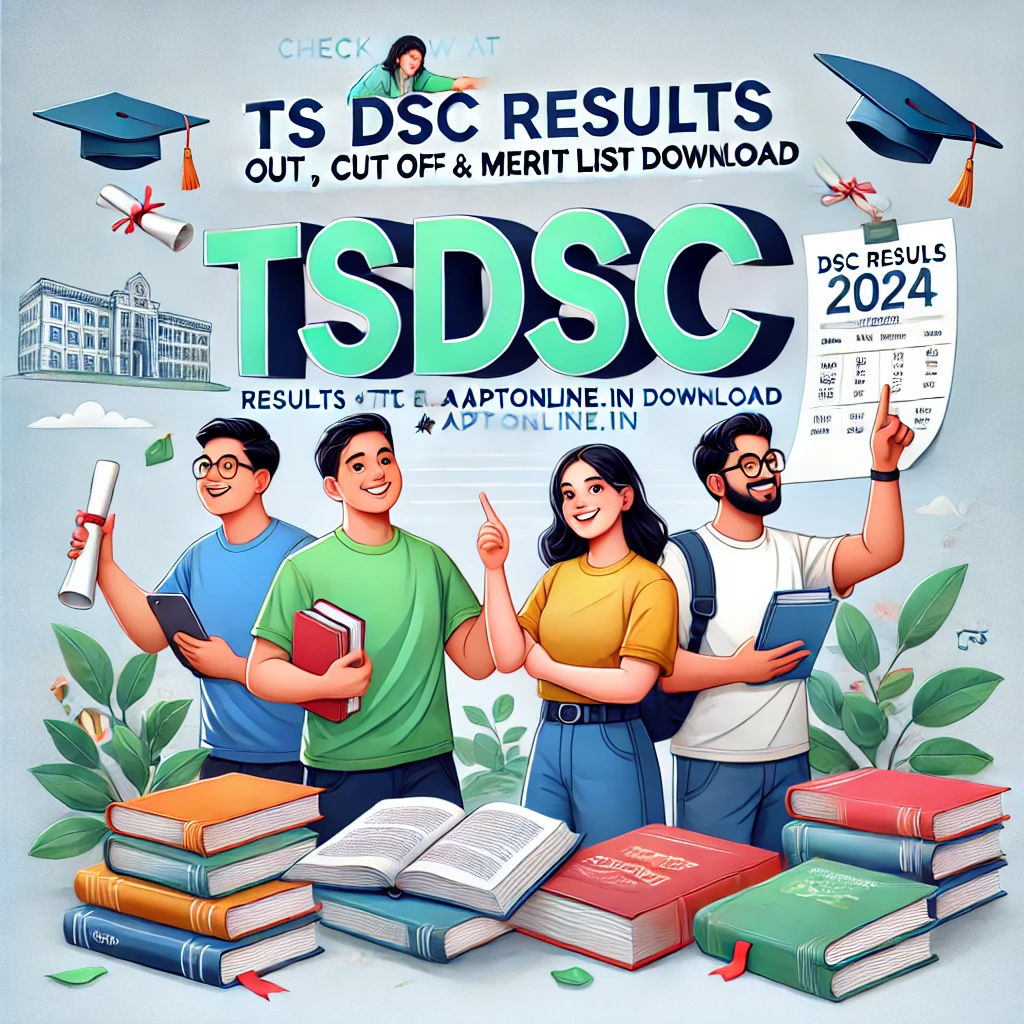 TS DSC Results 2024 Out, Cut Off and Merit List Download at @tgdsc.aptonline.in